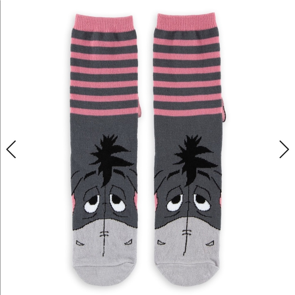 Disney Eeyore socks w/ 3D appliqué tail 🤗